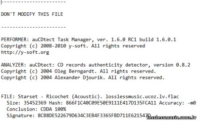 Starset - Ricochet (Acoustic). FLAC, 2018 - детектор Starset - Ricochet (Acoustic). FLAC, 2018 - детектор