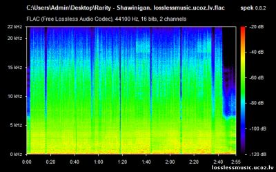 Rarity - Shawinigan. FLAC, 2019 - спектр Rarity - Shawinigan. FLAC, 2019 - спектр