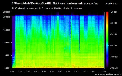 Starkill - Not Alone. FLAC, 2019 - cпектр Starkill - Not Alone. FLAC, 2019 - спектр