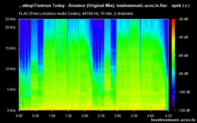 Tantrum Today - Amateur (Original Mix). FLAC, 2019 - спектр Tantrum Today - Amateur (Original Mix). FLAC, 2019 - спектр