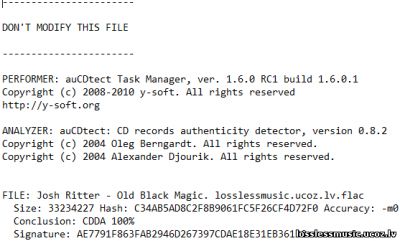 Josh Ritter - Old Black Magic. FLAC, 2019 - детектор Josh Ritter - Old Black Magic. FLAC, 2019 - детектор