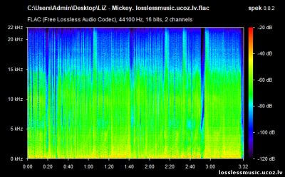 LiZ - Mickey. FLAC, 2019 - спектр LiZ - Mickey. FLAC, 2019 - спектр